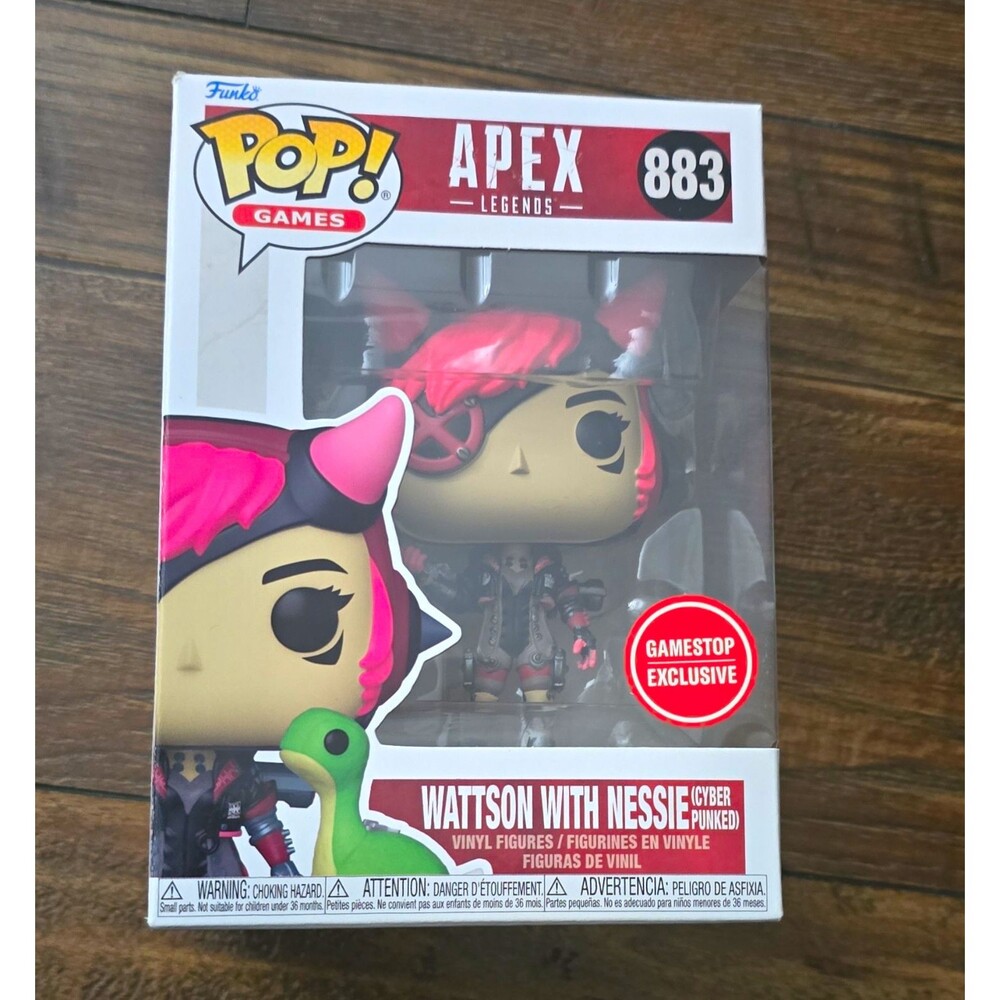 Funko Pop! Games Apex Legends Wattson w/ Nessie Cyber Punked #883 Exclusive